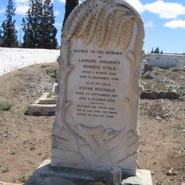 STOLK Lourens Johannes 1866-1888 :: STOLK Vivian Reginald 1887-1888