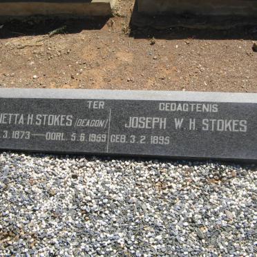 STOKES Jeanetta H. nee DEACON 1873-1959