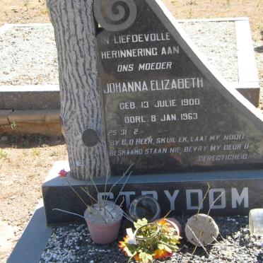STRYDOM Johanna Elizabeth 1900-1963
