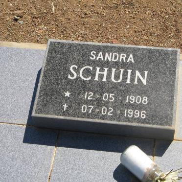 SCHUIN Sandra 1908-1996