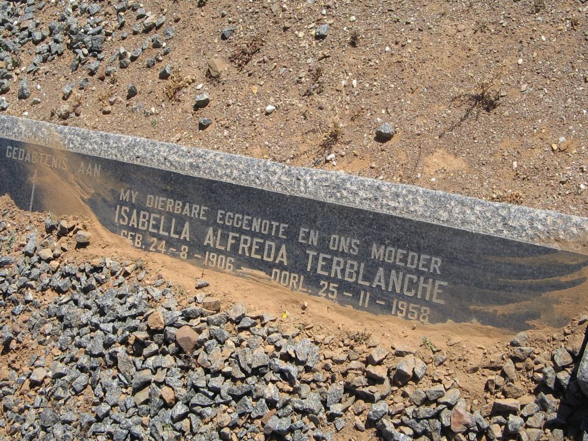 TERBLANCHE Isabella Alfreda 1906-1958