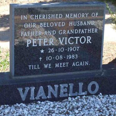 VIANELLO Peter Victor 1907-1983