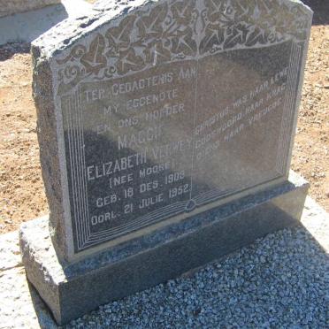VERWEY Maggie Elizabeth nee MOORE 1903-1952