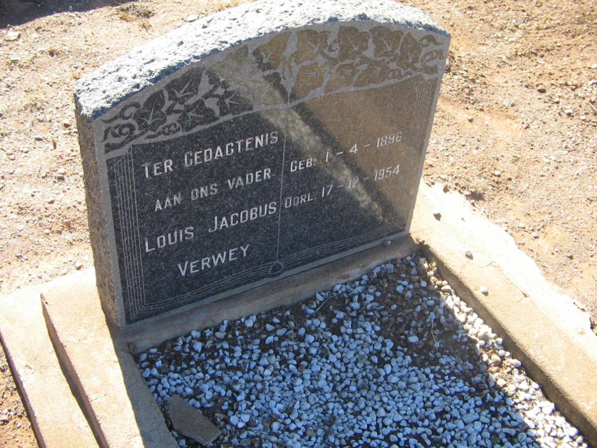 VERWEY Louis Jacobus 1896-1954