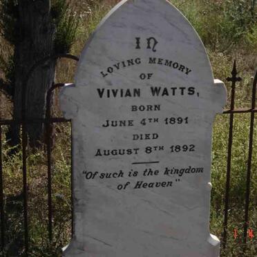 WATTS Vivian 1891-1892