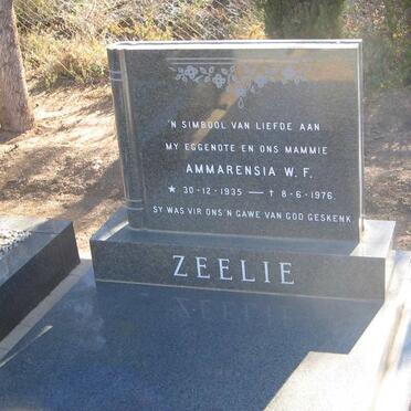 ZEELIE Ammarensia W.F. 1935-1976