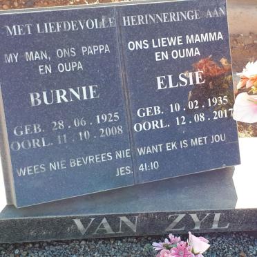 ZYL Burnie, van 1925-2008 &amp; Elsie 1935-2017