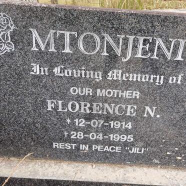 MTONJENI Florence N. 1914-1995