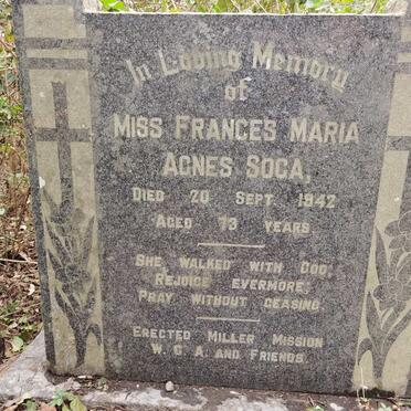 SOGA Frances Maria Agnes -1942