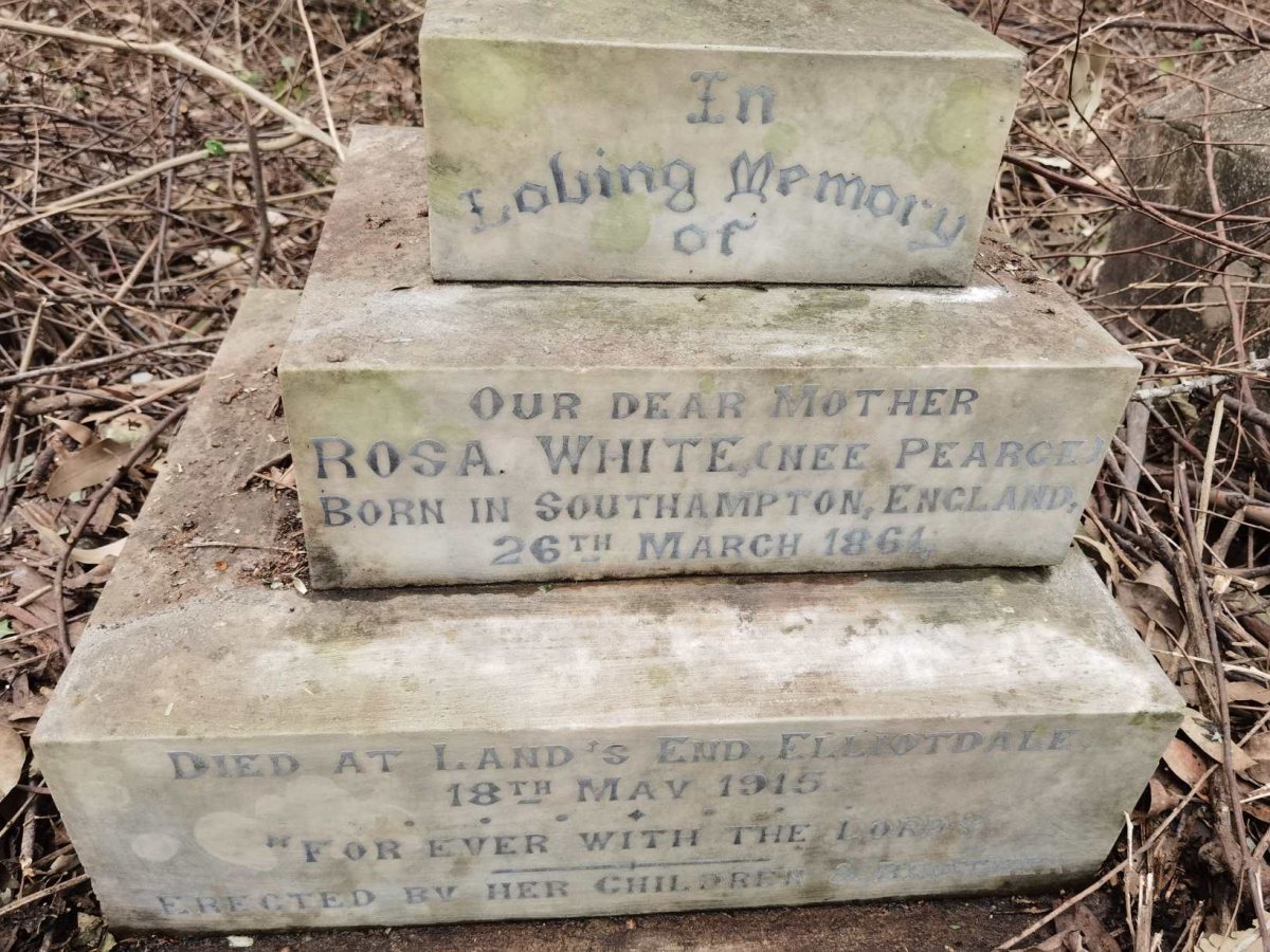 WHITE Rosa nee PEARCE 1861-1915