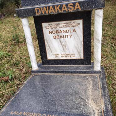 DWAKASA Nobandla Beauty 1913-1968