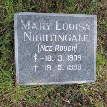 NIGHTINGALE Mary Louisa ROUGH 1909-1996