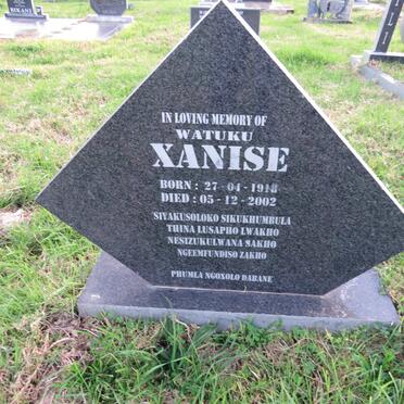 XANISE Watuku 1912-2002