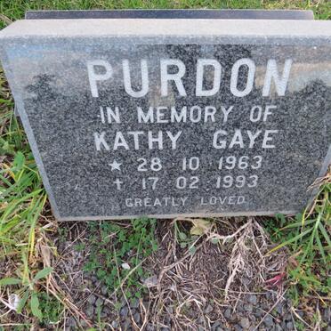 PURDON Kathy Gaye 1963-1993