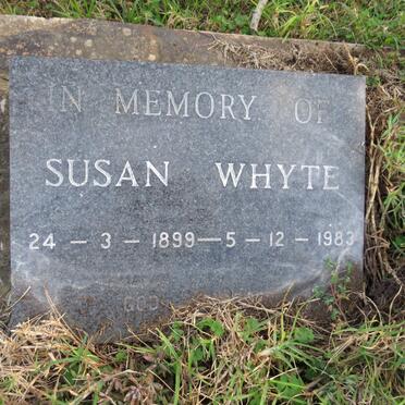 WHYTE Susan 1899-1983