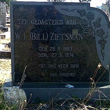 ZIETSMAN W.L. 1883-1974
