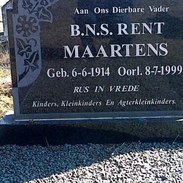 MAARTENS B.N.S. Rent 1914-1999