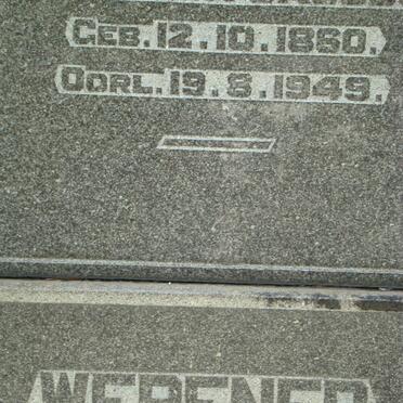 WEPENER Frederick Jacobus 1860-1945