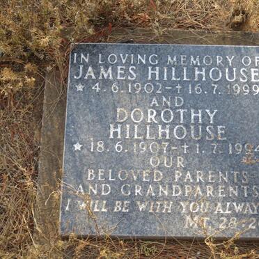 HILLHOUSE James 1902-1999 &amp; Dorothy 1907-1994