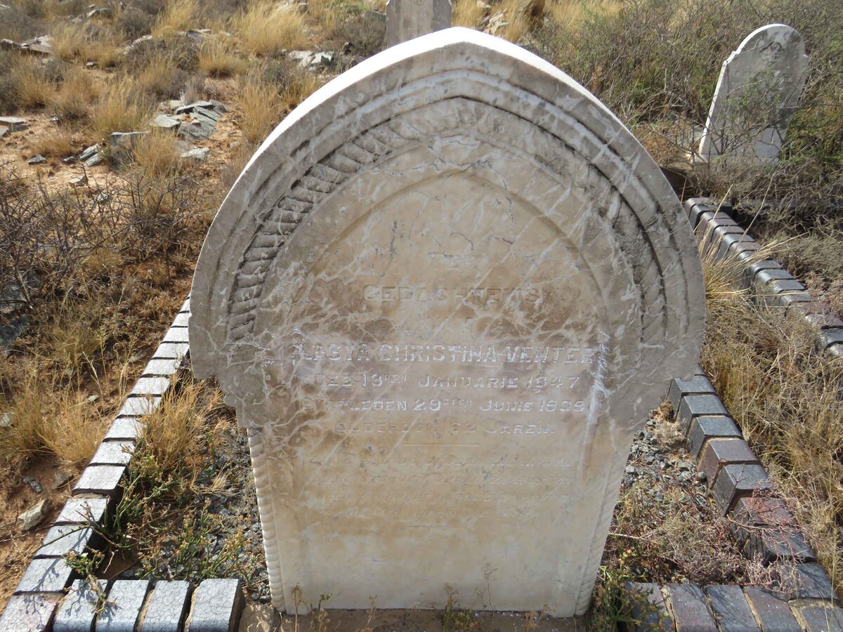 VENTER Lasya Christina 1847-1909