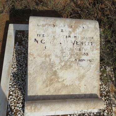 VENTER Nicolaas 1871-1933