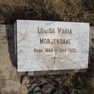 MORGENDAAL Louisa Maria 1860-1920