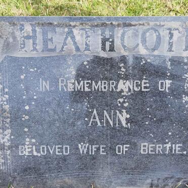 HEATHCOTE Ann