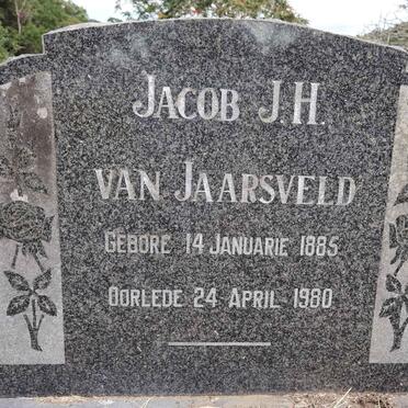 JAARSVELD Jacob J.H., van 1885-1980