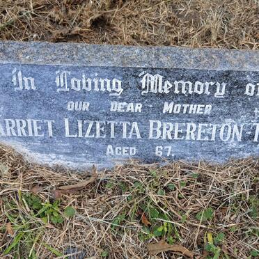 TODD Harriet Lizetta, BRERETON :: BRERETON-TODD Herbert