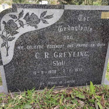 GREYLING C.R. 1908-1972