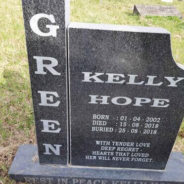 GREEN Kelly Hope 2002-2018