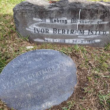 ISTED Ivor Bertram 1916-1969 &amp; Stella Gertrude VLOK-OLIVIER 1924-2000