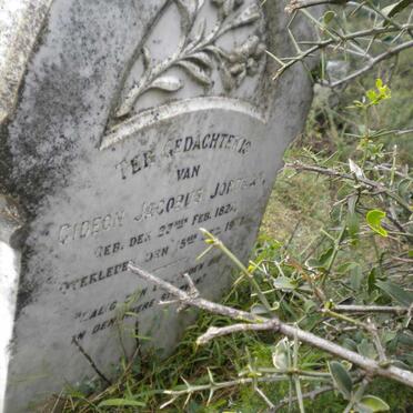 JORDAAN Gideon Jacobus 1822-1907
