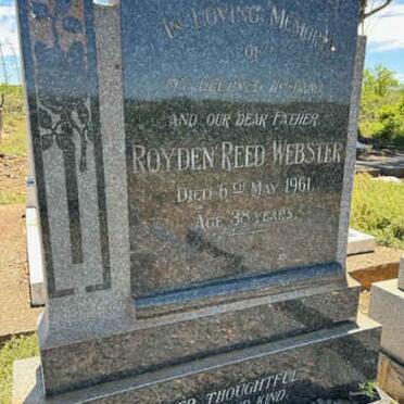 WEBSTER Royden Reed -1961