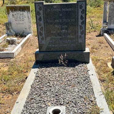 WATSON Vallance Pescod 1913-1976