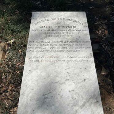 WATSON Mabel Constance  1878-1979