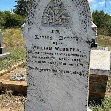 WEBSTER William -1911