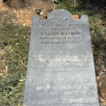 WATSON Isabella Emily Graham 1860-18??