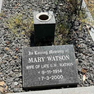 WATSON Mary 1914-2000