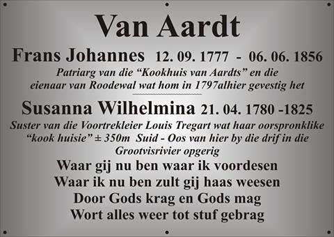 AARDT Frans Johannes, van 1777-1856 & Susanna Wilhelmina 1780-1825_2
