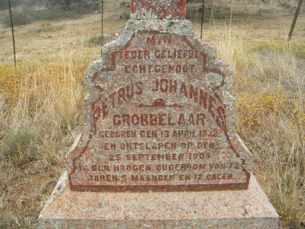 GROBBELAAR Petrus Johannes 1832-1904