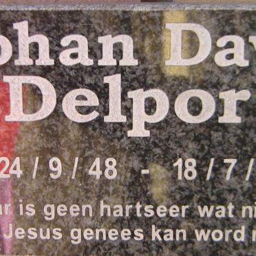 DELPORT Johan David 1948-2006