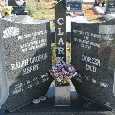 CLARK Ralph George Henry 1943-2004 &amp; Doreen Enid 1950-
