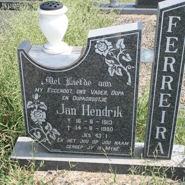 FERREIRA Jan Hendrik 1913-1990