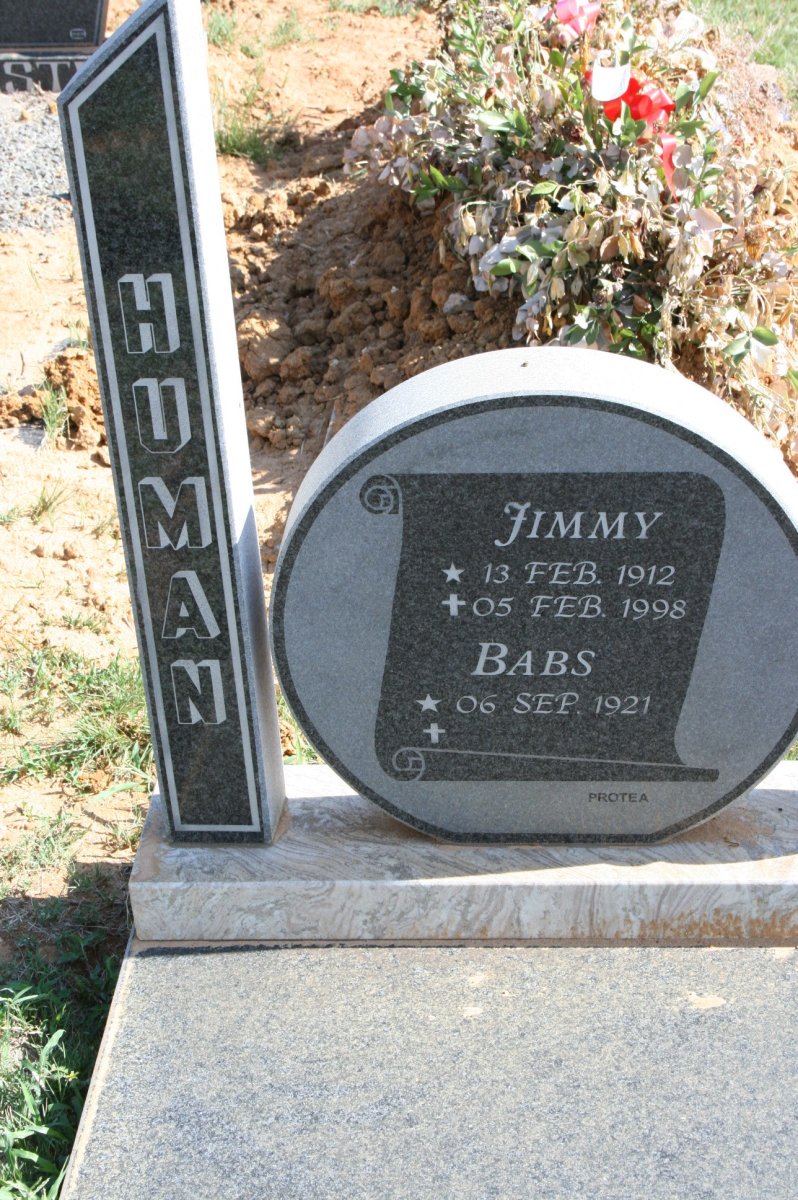 HUMAN Jimmy 1912-1998 & Babs 1921