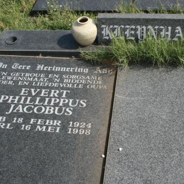 KLEYNHANS Evert Phillippus Jacobus 1924-1998