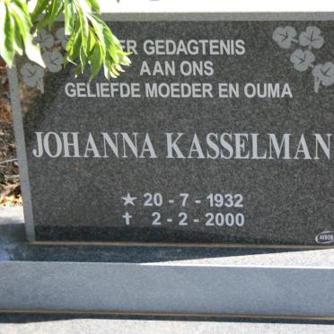 KASSELMAN Johanna 1932-2000