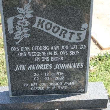KOORTS Jan Andries Johannes 1976-2002