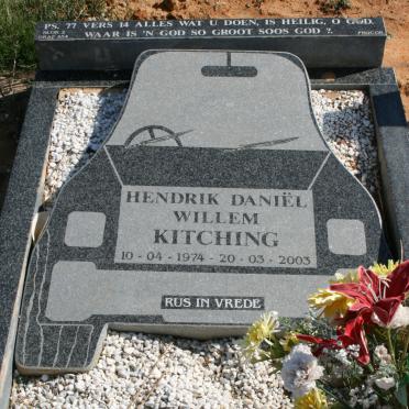 KITCHING Hendrik Daniel Willem 1974-2003