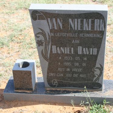 NIEKERK Daniel David, van 1933-1995